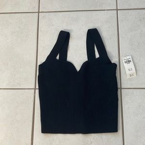 Abercrombie and Fitch, adorable sweater, crop sweetheart tank